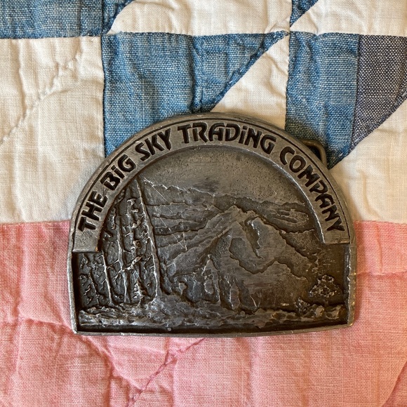 Vtg Big Sky Montana Belt Buckle - Picture 1 of 2